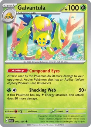 Galvantula - 002 (Reverse Holo)