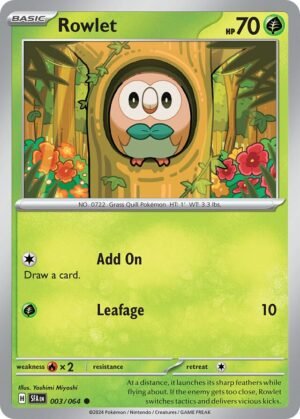 Rowlet - 003 (Reverse Holo)
